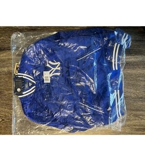 Ralph Lauren Yankees Satin Jacket - Rugby Royal - Size Large
